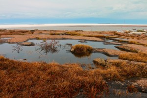 Coronation Bay from the hill west of town after the thunderstorm. (Photo credit: John Kelly)