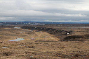 The valley floor extends into the distance. (Photo credit: John Kelly)