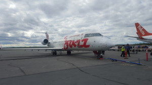 The plane we took from Calgary to Yellowknife. 
